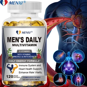 Multi Vitamin for Men 120ct Mens Prostate Multivitamin Multimineral Daily - Picture 1 of 10