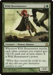 Return to Ravnica Wild Beastmaster MTG Magic the Gathering NM - Picture 1 of 1