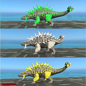 High Stat Ankylosaurus - Multi Colours Anky - Ark Survival Ascended PVE - Picture 1 of 10