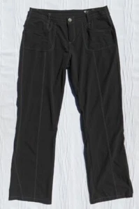 KUHL US Women’s M 12 Gray Stretch Nylon Pants Lightweight Bootcut Travel Trek - Picture 1 of 5