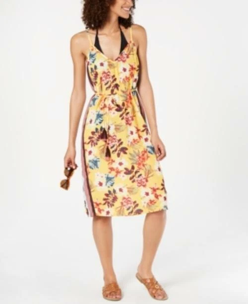 MSRP $54 Miken Floral Desert Tropic Printed Cover-Up Dress Size Small - Image 1 of 1