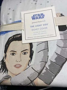 STAR WARS POTTERY BARN THE LIGHT SIDE FULL/QUEEN SIZE DUVET COVER NWT SHIPS FREE - Picture 1 of 2