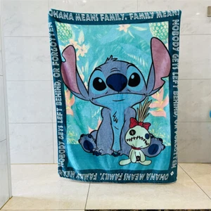 Lilo Stitch Throw Blanket Plush Warm Decoration Bed Home Blankets kid quilt - Picture 1 of 10