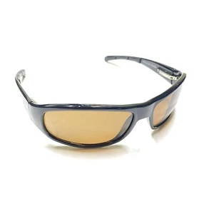 Hobie Napa Polarized Black Wrap Sunglasses Brown Lenses 64 16 120 READ - Picture 1 of 11