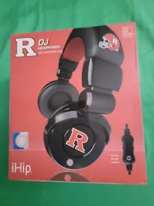iHip NCAA Rutgers scharlachrote Ritter Kopfhörer Pro DJ Geräuschdämmung Neu Geschenk - Bild 1 von 4