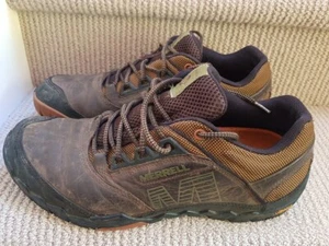 Merrell Men's Annex Dark Earth Brown Trail Hiking Shoes sz UK 9.5, EU 44 Vibram  - Picture 1 of 8