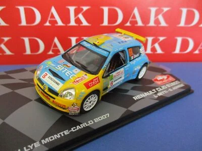 Die cast 1/43 Modellino Auto Renault Clio S1600 Rally Monte Carlo 2007 L. Betti - Immagine 1 di 4