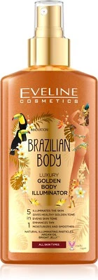 Iluminador corporal dorado de lujo 5 en 1 Eveline Cosmetics Brazilian Body (150 ml) Foto 1 de 3