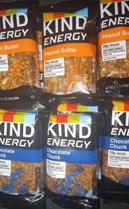 Lot Of 72 Kind ENERGY Workout bars (PEANUT BUTTER AND CHOCOLATE CHUNK FLAVOR) - Picture 1 of 1