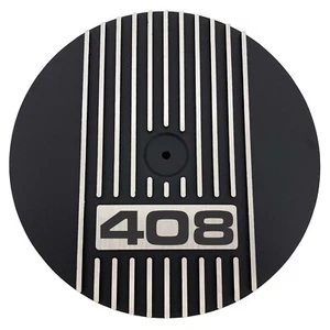 Kit de tapa de filtro de aire redondo 408 negro 13", se adapta a motores Ford y Mopar Dodge - Imagen 1 de 6