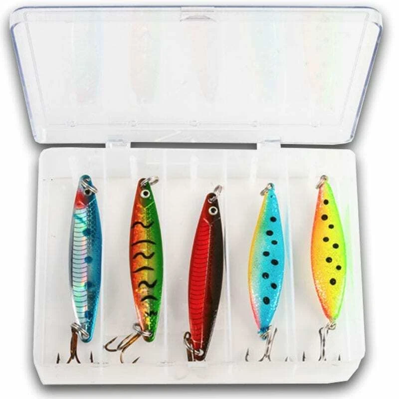FLADEN Coast Lure Set 5 Stück 18g Blinker Meerforellenblinker Mefo Blinker-Set - Bild 1 von 1