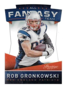 2014 Rob Gronkowski Panini Prestige All Fantasy Team Die Cut - Patriots - Bild 1 von 1