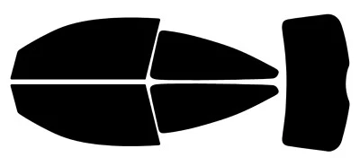 Window Tint For Ford Focus 2 Door Hatch 2000-2007 Precut Nano Ceramic Film Kit - Image 1 of 4