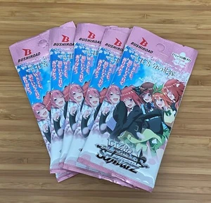 Weiss Schwarz The Quintessential Quintuplets Film JP (5er-Pack Posten) - US-Verkäufer - Bild 1 von 1