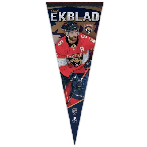 AARON EKBLAD #5 FLORIDA PANTHERS ROLL UP PREMIUM PENNANT 12"x30" WINCRAFT Cover