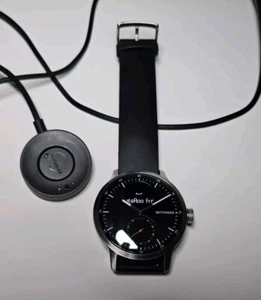 Withings HWA09 Scanwatch 42 mm noir moniteur de fréquence cardiaque oxymètre sans boîte NEUF - Photo 1 sur 6