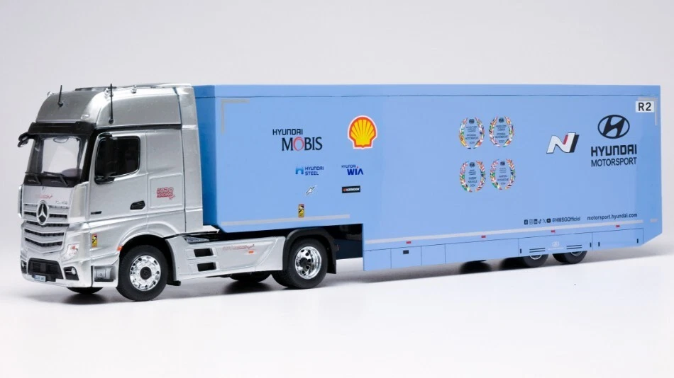 MERCEDES ACTROS (MP4) 2024 HYUNDAI MOTORSPORT 1:43 - Immagine 1 di 1