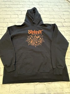 Vintage Slipknot 2XL Sweatshirt Hoodie Large Y2K 90er Kapuzenpullover schwarz - Bild 1 von 9