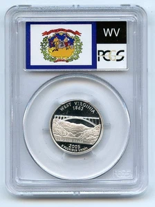 2005 S 25C Silver West Virginia Quarter PCGS PR70DCAM - Picture 1 of 2
