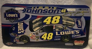 2005 Hendrick Jimmy Johnson #48 Lowes Nascar Plastic License Plate Windcraft  - Picture 1 of 7