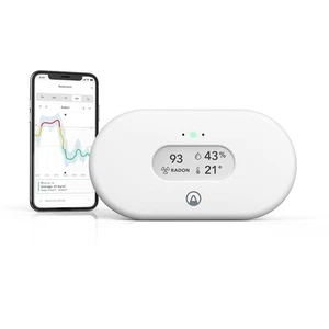 Airthings View Radon 2989 | WLAN Luftqualitätsmesser für Radon, Temp & Feuchte - Bild 1 von 5