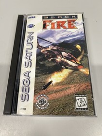 Black Fire (Sega Saturn, 1996) Complete Mint with Manual and Registration Card