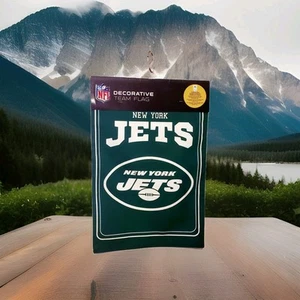 NY Jets New Logo Garden Yard Banner Flag - Picture 1 of 2