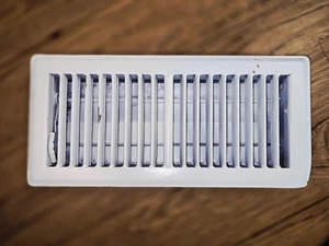 Copri Registro da Pavimento 4"x10 Bianco 4x10 Acciaio Resistente... - Foto 1 di 2
