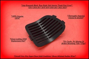 OEM Rear Right Trunk Fuse Cover – 2015–2023 Jeep Renegade (Black Interior Panel) - Picture 1 of 3