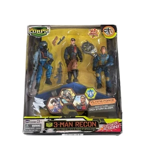 Lanard The Corps 3 Man Recon Flying Force Actionfiguren 2010 - Bild 1 von 7