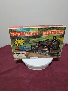 Vintage Western Train Set with Smoke and sound untested - Bild 1 von 8