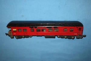 American Flyer #654 schwerer Aussichts-Personenwagen mit langen LKWs - Bild 1 von 8