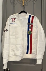 Polo Ralph Lauren Motorsport Racing Patches Doppelstrick Stepp Trainingsjacke XL - Bild 1 von 23