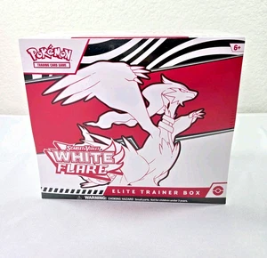 Pokemon Scarlet & Violet White Flare Elite Trainer Box "New/Sealed" - Picture 1 of 8