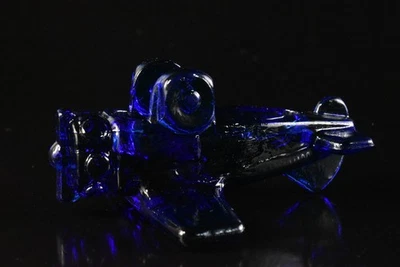 T724: Estátua de vidro japonesa escultura ornamento estatuetas Okimono - Imagem 1 de 4