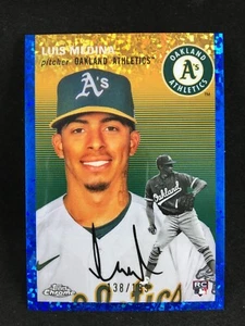 Luis Medina 2023 Topps Chrome Platinum Anniversary BLUE MINI-DIAMOND /199 134 RC - Picture 1 of 2