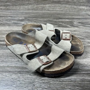 Birkenstock Arizona Stone Double Buckle Strap Narrow Sandals Size EU 35/US L6 - Picture 1 of 7