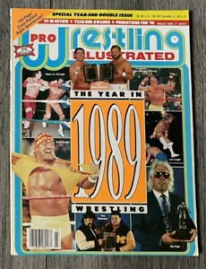 March 1990 PRO WRESTLING ILLUSTRATED PWI ~ 1989 Year in Wrestling; color pinups - Picture 1 of 1
