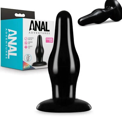 Black Anal Dildo Butt Plug Anal Stretching Trainer Sex Toys for Men Women Couple - Image 1 of 4