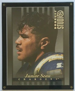 JUNIOR SEAU 8x10 portrait photo (1997 Donruss Studio) - Picture 1 of 2