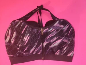Victoria's Secret VSX Knockout Front-Close Wide Strap Sport Bra Size 32D - Picture 1 of 8