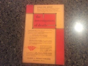 THE INVESTIGATION OF DEATH BY DONALD KARL MERKELEY 1957 H/B - Picture 1 of 5
