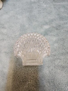 Waterford Crystal Scallop Seashell Jewelry Tray With Lid - Picture 1 of 6