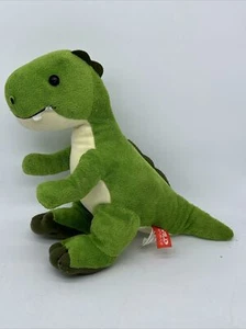 Wild Republic Dinosaur T Rex Plush Green 10” Tall Clean - Picture 1 of 5