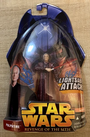 PALPATINE Lightsaber Attack Star Wars Revenge of the Sith Figure Cover
