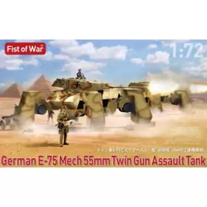 Modelcollect UA72354 1/72 German E-75 Mech Twin 50mm Gun Assault Tank Brand New - Picture 1 of 8