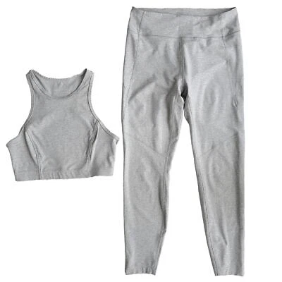 Outdoor Voices Yoga Set Cropped Tank Sports Bra & Legging Matching Set Medium - Image 1 of 4