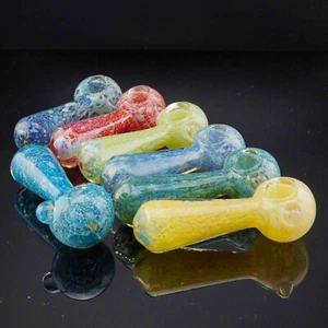 4,5 Zoll handgefertigte rauchfarbene dicke Seele Flow Rauchen Schüssel Glaspfeifen-USA-Verkäufer - Bild 1 von 30