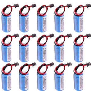 15x CR17335SE-R/3V Q6BAT 3V Lithium Battery with Plug for Mitsubishi PLC System - Picture 1 of 5