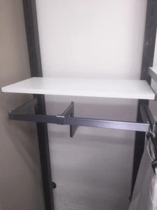 Shop Fitting Wall Mounted-Price listed for 2 polls & 1front hanging bar and arm - Picture 1 of 3